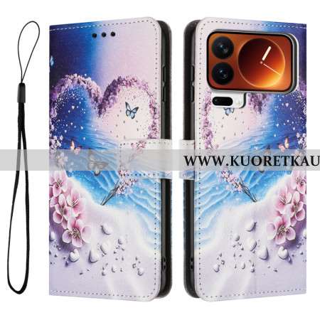 Kotelot Xiaomi 17 Pro Puhelinkuoret Perhonen Ja Sydän