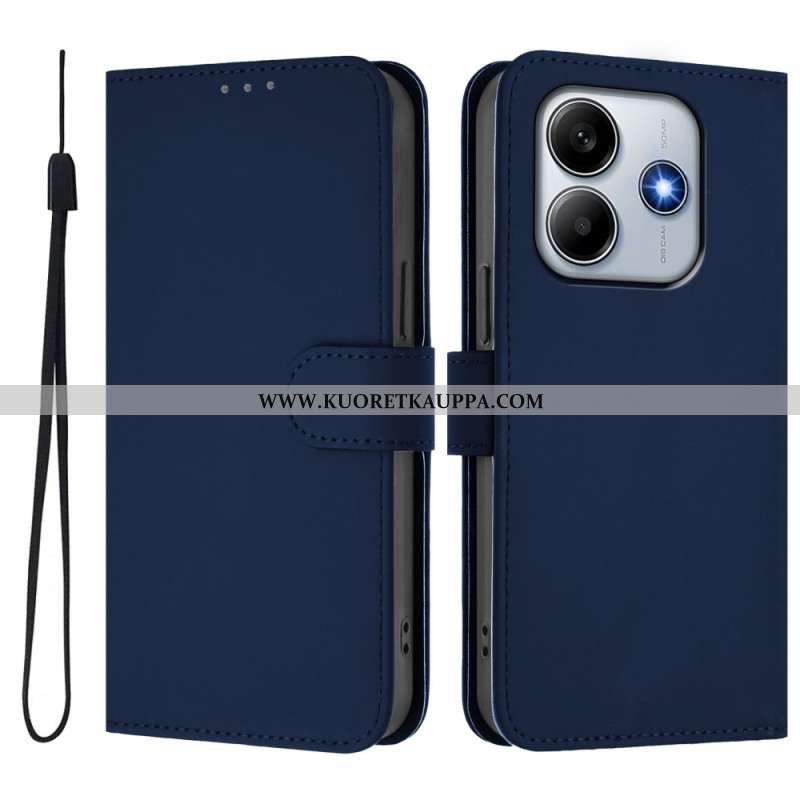 Kotelot Xiaomi Redmi Note 14 5g Nahkaefektiranneke