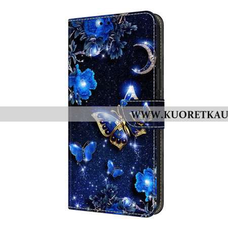 Kotelot Xiaomi Redmi Note 14 Pro 4g Kiiltävät Perhoset Suojakuori