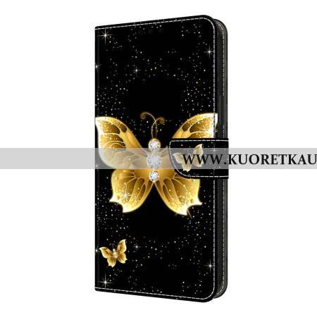 Kotelot Xiaomi Redmi Note 14 Pro 4g Kultaiset Perhoset Suojakuori