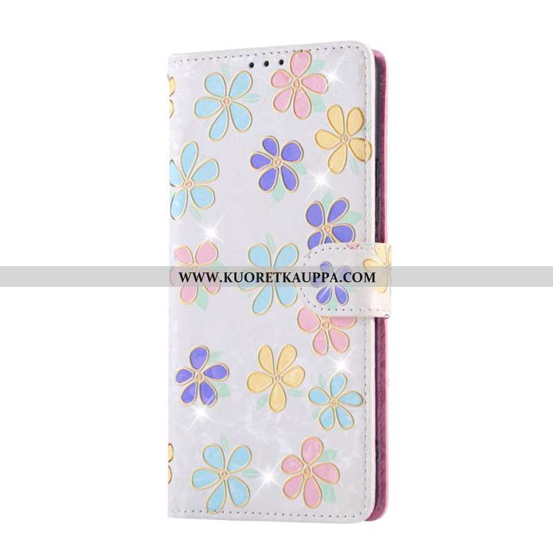 Kotelot Xiaomi Redmi Note 14 Pro 4g Rfid-suojattu Kukkakuvio