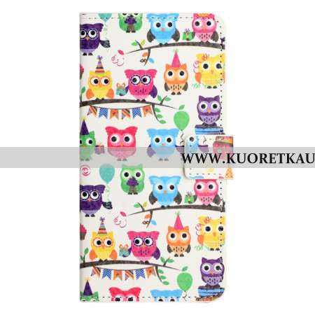 Kotelot Xiaomi Redmi Note 15 Pro Plus 5g Pöllökuvio