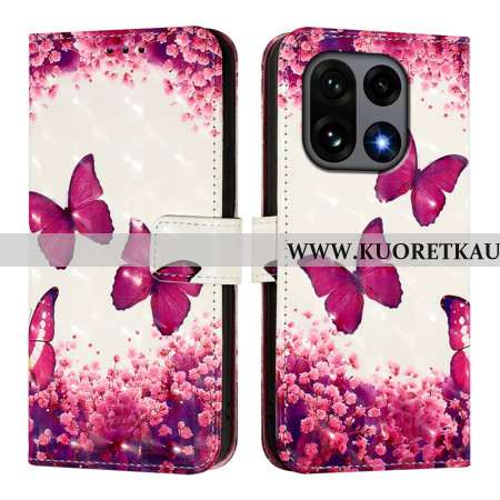 Kuoret Oneplus 15 Vaaleanpunaiset Perhoset