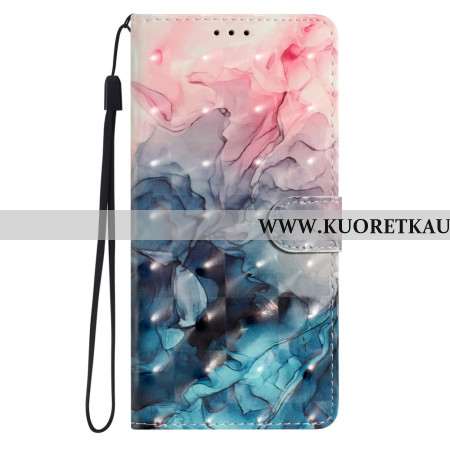 Kuoret Xiaomi 15 Pro Pinkki Ja Sininen Marmori 3d