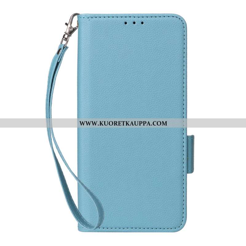 Kuoret Xiaomi Redmi Note 14 5g Litsikuvioinen Tekstuuri Hihnalla