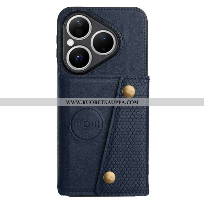 Kuori Huawei Pura 80 Nahkaefektikortti Teline