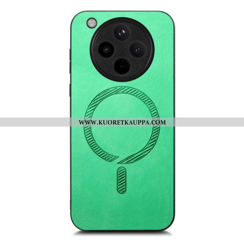 Kuori Oppo Find X8 Magsafe-yhteensopiva Nahkaefekti