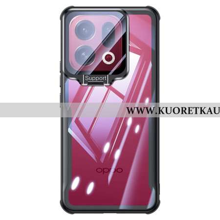 Kuori Oppo Find X9 Pro 5g Kirkas Jalustalla Ja Kamerasuojalla