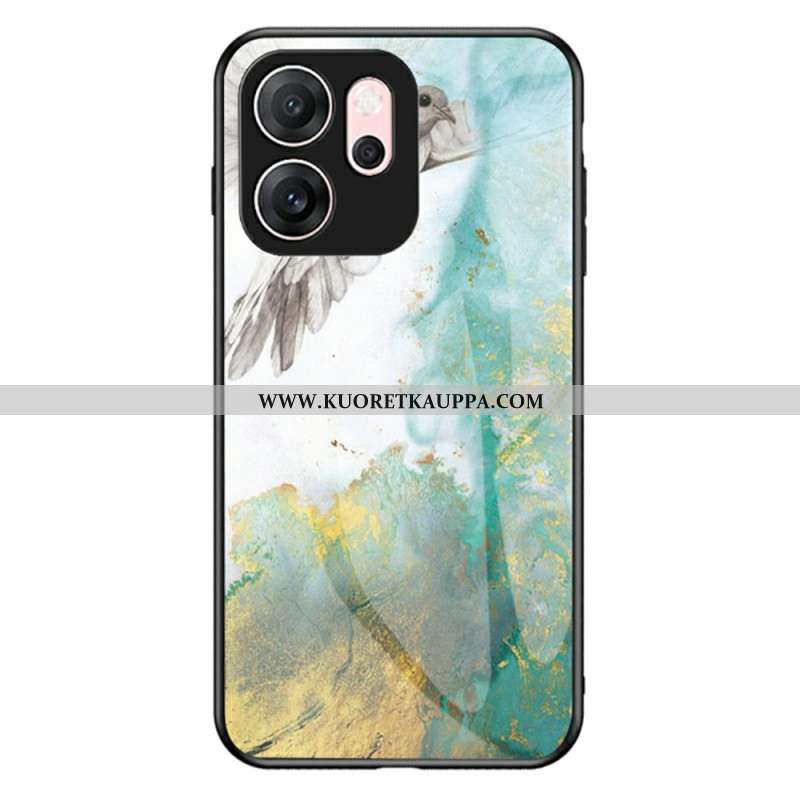 Kuori Oppo Reno 14f 5g Marmorikuvioinen Karkaistu Lasi