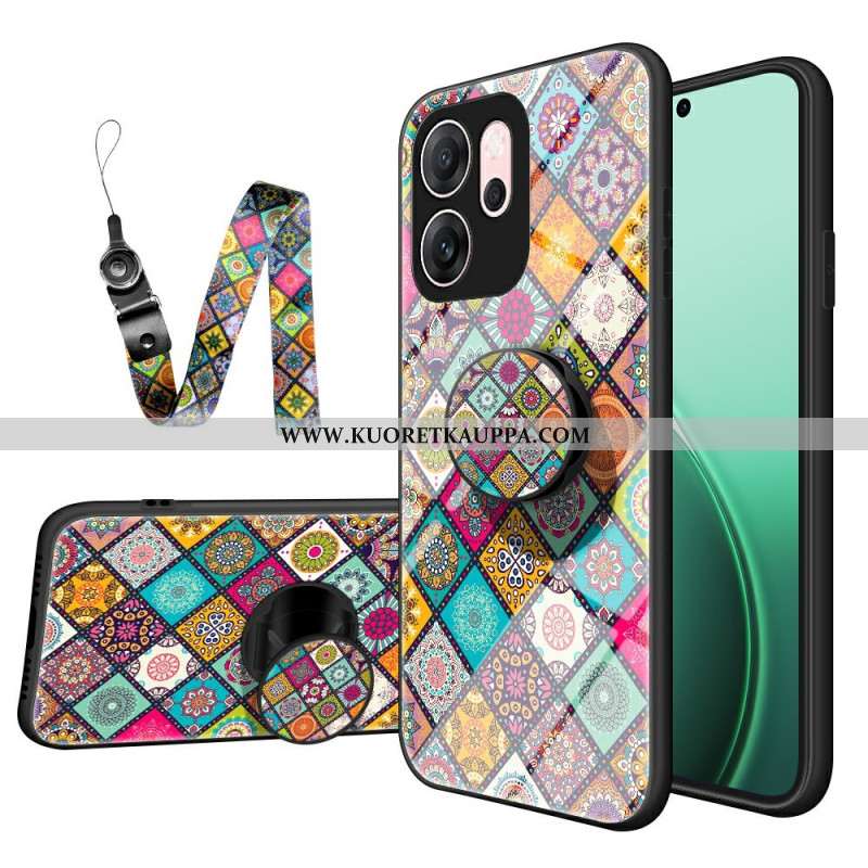 Kuori Oppo Reno 14f 5g Tilkkutäkkien Muotoinen Jalusta Ja Nauha