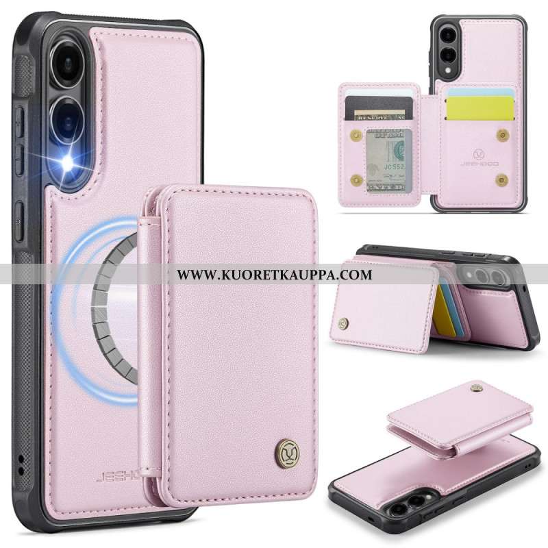 Kuori Samsung Galaxy S25 5g Edge Irrotettava Jeehood Magneettikorttikotelo