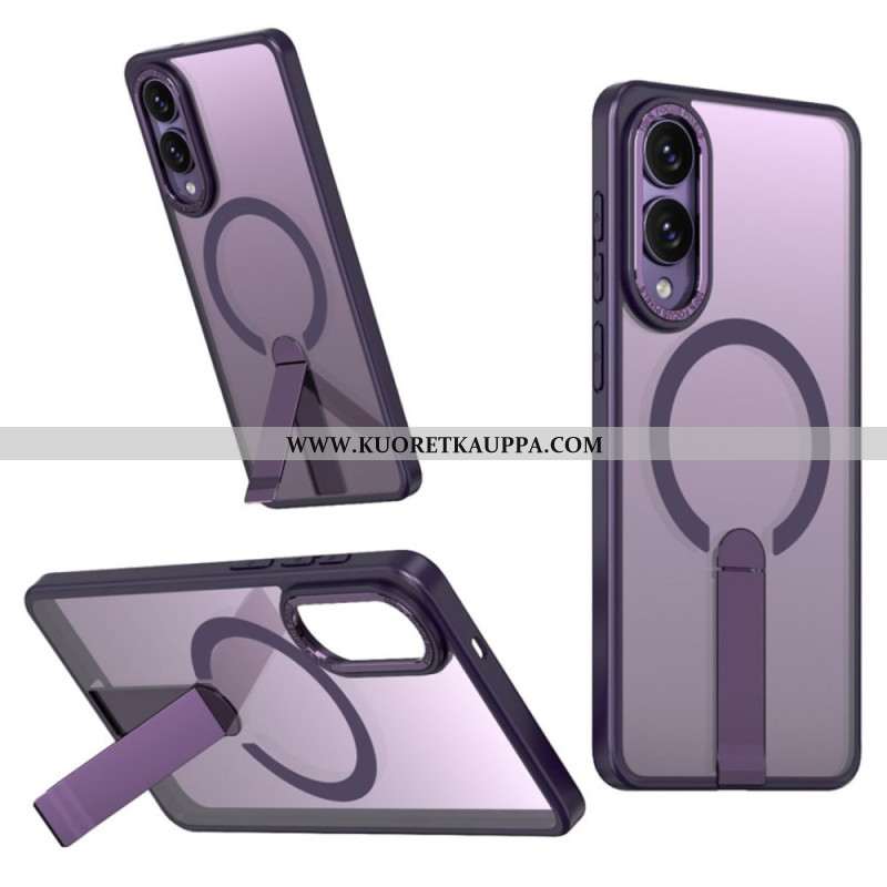 Kuori Samsung Galaxy S25 5g Edge Magsafe-yhteensopiva Integroidulla Jalustalla Suojakuori