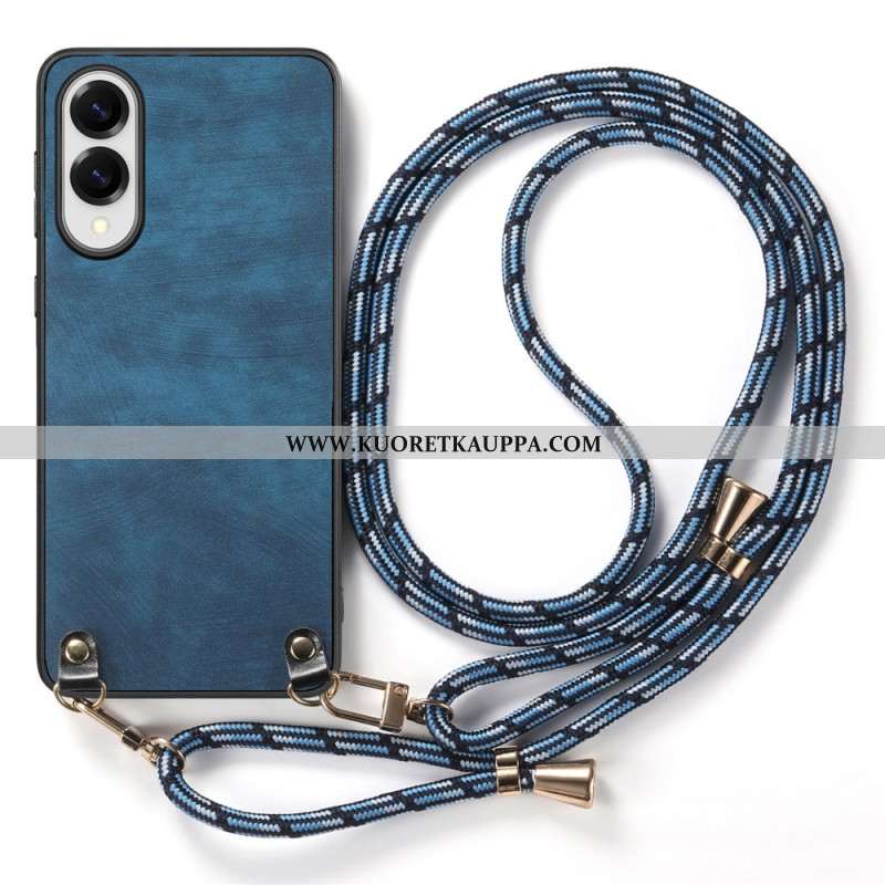 Kuori Samsung Galaxy S25 5g Edge Nahkajäljitelmäinen Johto Vintage-tyylinen Suojakuori