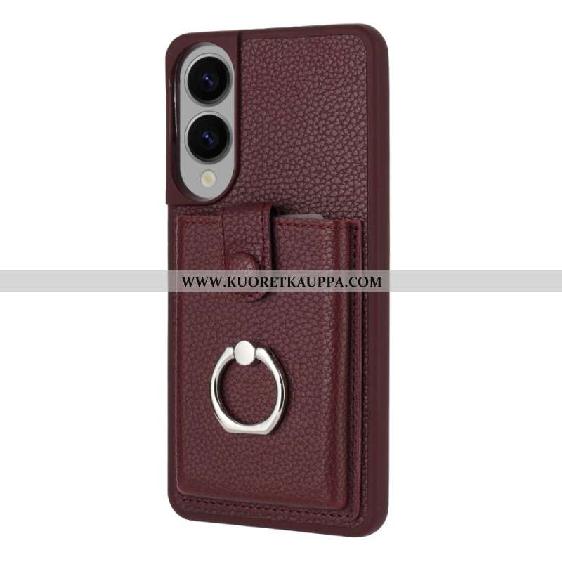 Kuori Samsung Galaxy S25 5g Edge Sormuskotelo Ja Korttikotelo