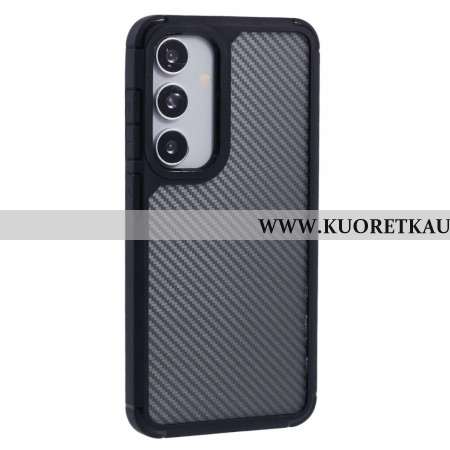 Kuori Samsung Galaxy S25 5g Läpikuultava Hiilikuitukuvioinen