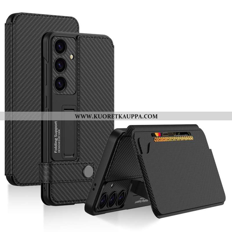 Kuori Samsung Galaxy S25 5g Premium-korttikotelo Ja Teline