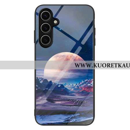 Kuori Samsung Galaxy S25 5g Valkoinen Planeetta Karkaistu Lasi