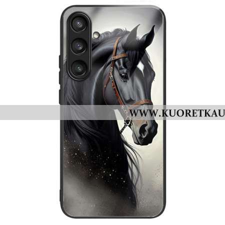 Kuori Samsung Galaxy S25 Plus 5g Karkaistusta Lasista Valmistettu Harmaa Hevonen