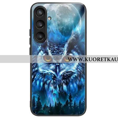 Kuori Samsung Galaxy S25 Plus 5g Karkaistusta Lasista Valmistettu Pöllö Kuu Suojakuori