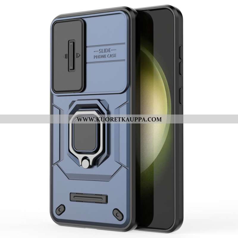 Kuori Samsung Galaxy S25 Plus 5g Kestävä Rengas Linssinsuojalla Suojakuori