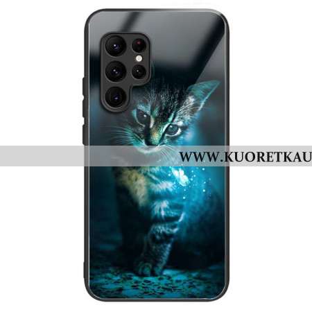 Kuori Samsung Galaxy S25 Ultra 5g Karkaistusta Lasista Tehty Kissa