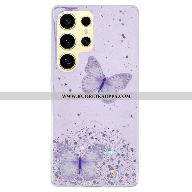 Kuori Samsung Galaxy S25 Ultra 5g Kimaltelevia Perhosia