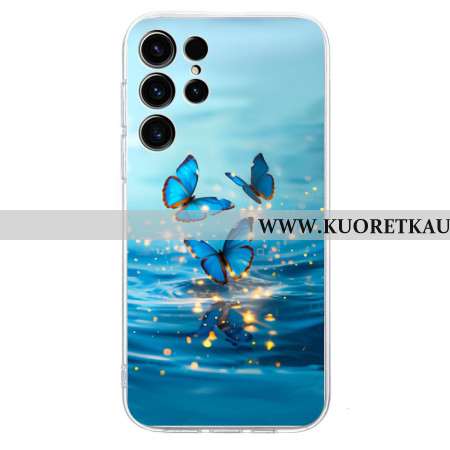 Kuori Samsung Galaxy S25 Ultra 5g Sinisiä Perhosia