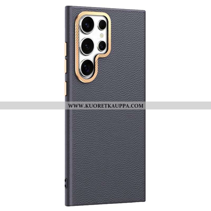 Kuori Samsung Galaxy S25 Ultra 5g Teksturoitu Tekonahka