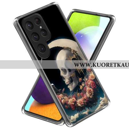 Kuori Samsung Galaxy S25 Ultra 5g Vaaleanpunainen Pääkallo