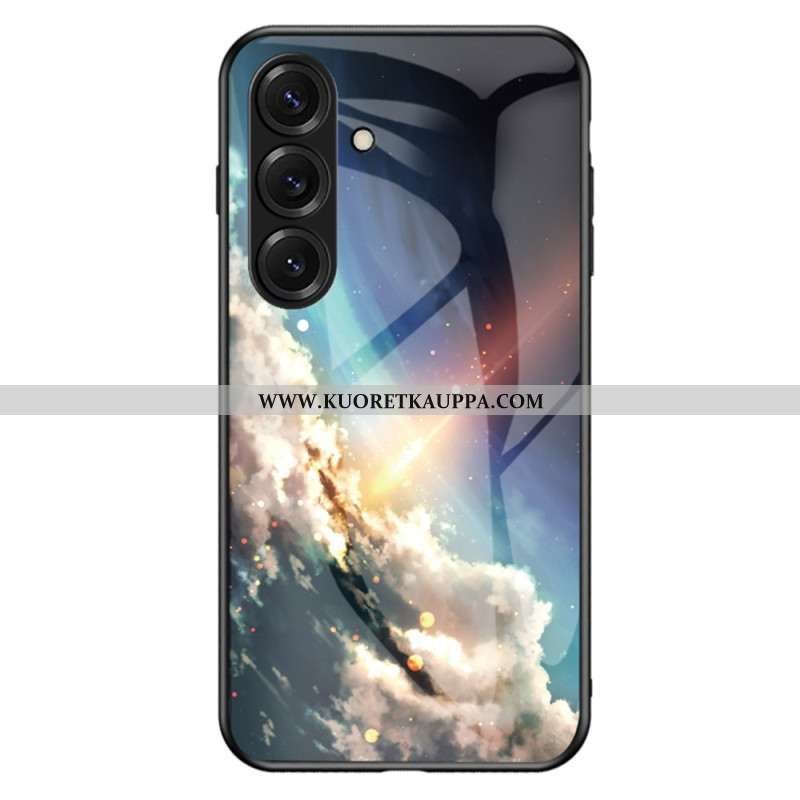 Kuori Samsung Galaxy S26 Taivaansininen Karkaistu Lasi Tähtikuvioinen Suojakuori