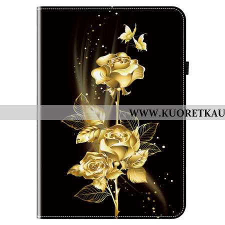 Kuori Samsung Galaxy Tab S10 Fe Plus Kultaiset Ruusut