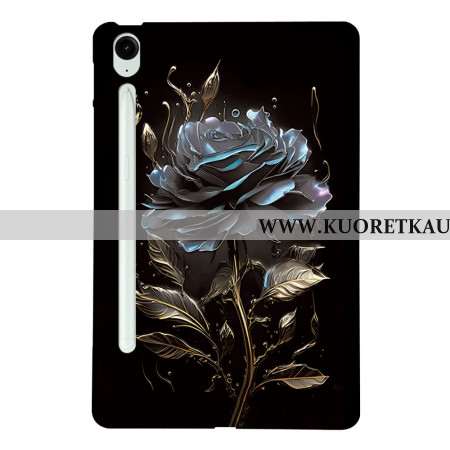 Kuori Samsung Galaxy Tab S10 Fe Plus Musta Ruusu Suojakuori