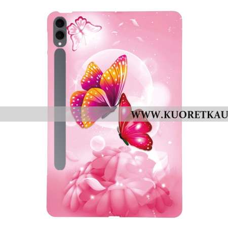 Kuori Samsung Galaxy Tab S11 Ultra Vaaleanpunaisia Perhosia