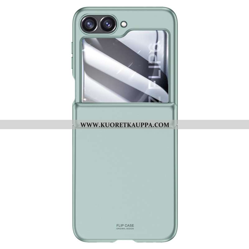 Kuori Samsung Galaxy Z Flip 7 Fe Karkaistusta Lasista Valmistettu Saranasuoja Ja Näytönsuoja