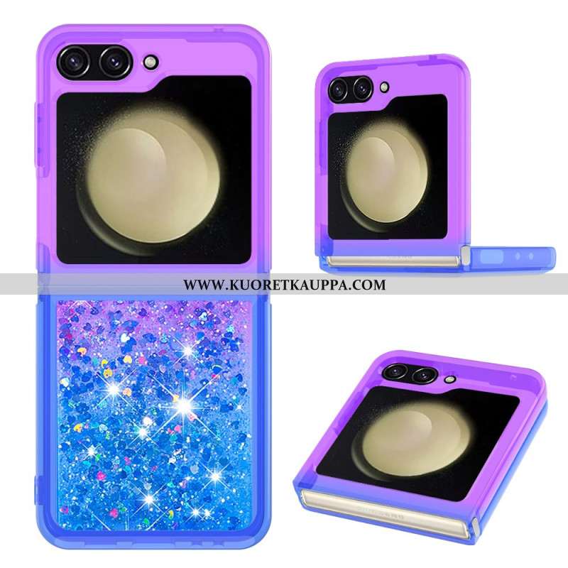 Kuori Samsung Galaxy Z Flip 7 Fe Liukuvärjätty Kimalle Suojakuori