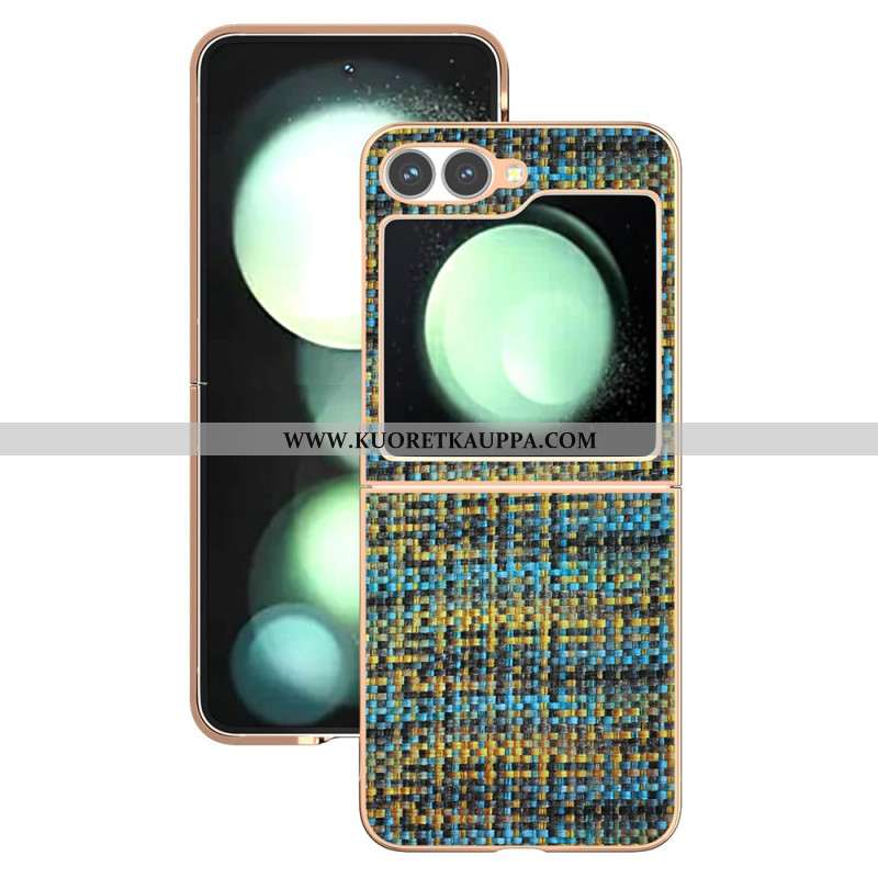 Kuori Samsung Galaxy Z Flip 7 Fe Teksturoitu Tekonahka