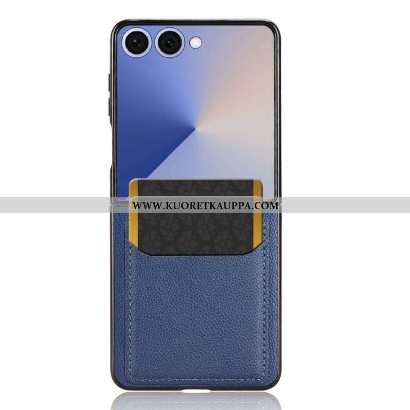 Kuori Samsung Galaxy Z Flip 7 Nahkatyylinen Korttikotelo