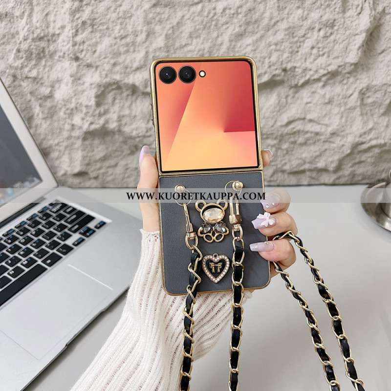 Kuori Samsung Galaxy Z Flip 7 Riipus Ja Hihna Suojakuori