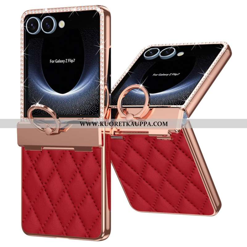 Kuori Samsung Galaxy Z Flip 7 Sormusteline Ja Strassikoriste