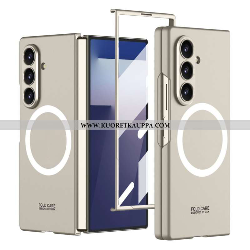 Kuori Samsung Galaxy Z Fold 7 Magneettinen Karkaistulla Lasisella Näytönsuojalla