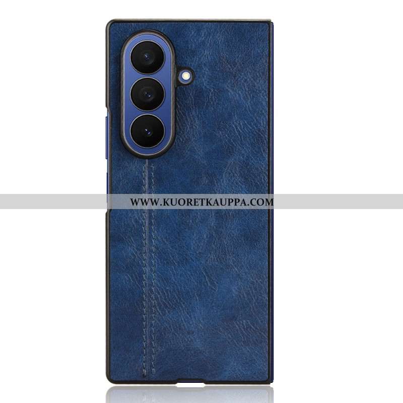 Kuori Samsung Galaxy Z Fold 7 Nahkakuvioinen Couture-malli