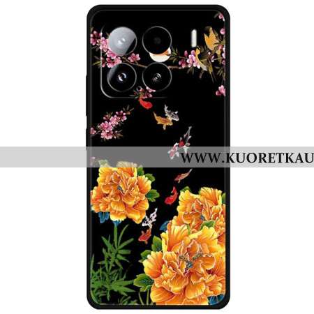 Kuori Xiaomi 15 Kukkia Ja Kaloja