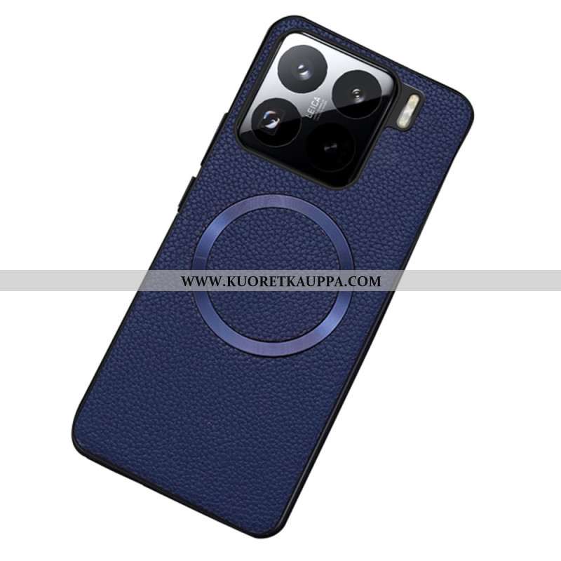 Kuori Xiaomi 15 Magsafe-yhteensopiva Teksturoidtu Tekonahka