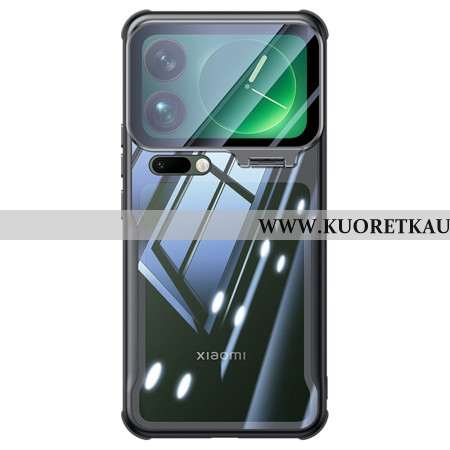 Kuori Xiaomi 17 Pro Läpinäkyvä Integroitu Jalusta Ja Kameran Suojaus Suojakuori