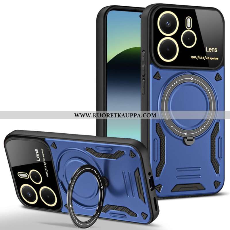 Kuori Xiaomi Redmi Note 14 4g Magneettisesti Pyörivä Jalusta Suojakuori