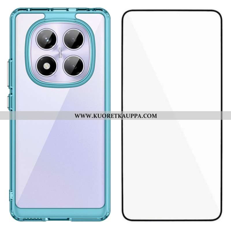 Kuori Xiaomi Redmi Note 14 Pro 4g Hybridi Karkaistulla Lasisella Näytönsuojalla Suojakuori