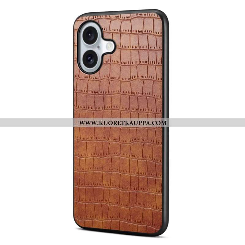 Kuori iPhone 17 Krokotiilikuvioinen