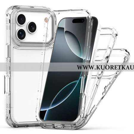 Kuori iPhone 17 Pro Kirkas Kolme Yhdessä Suojakuori