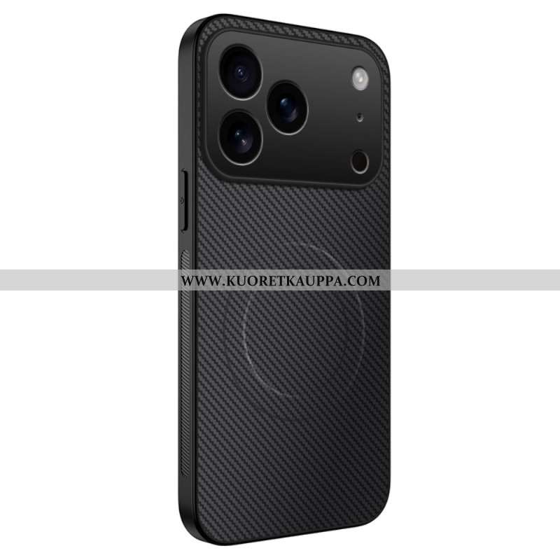 Kuori iPhone 17 Pro Magsafe-yhteensopiva Hiilikuitu Suojakuori
