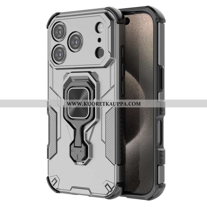 Kuori iPhone 17 Pro Max Kestävä Sormus Suojakuori